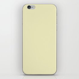 Pale Yellow iPhone Skin