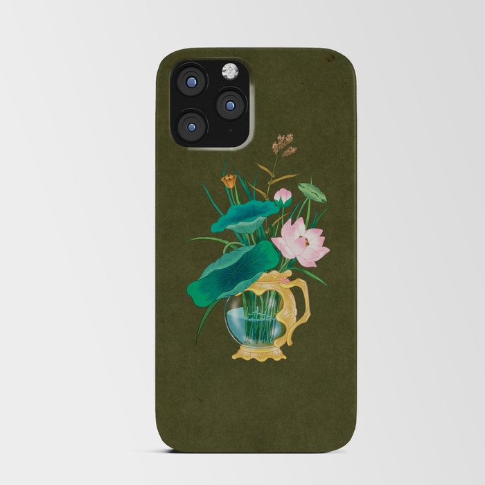 Minhwa: Lotus Vase C Type iPhone Card Case