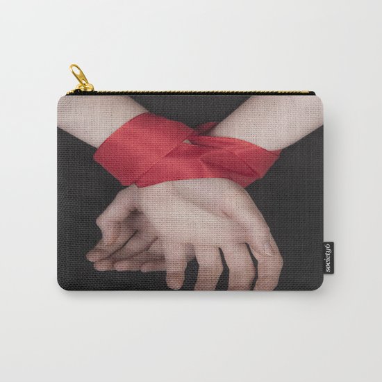 Red Ribbon Carry-All Pouch