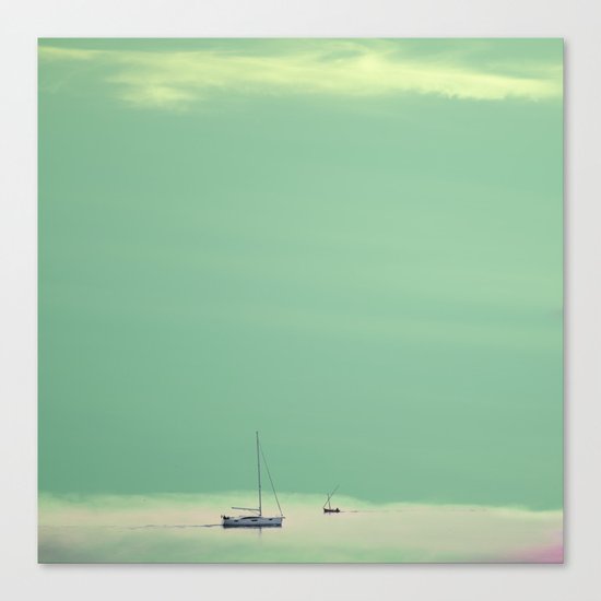 Smell the sea and feel the sky Canvas Print