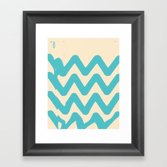 Sunset Breaks Framed Art Print