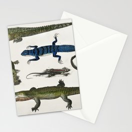 Collection of Various Reptiles Stationery Card