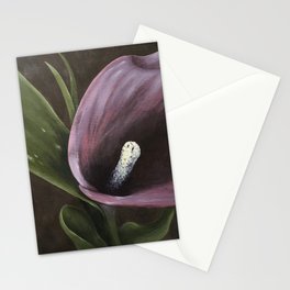 Purple Calla Stationery Cards