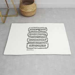 GOOD by Sketches Rug | Sketch, Good, Drawing, Sketches, Inscription, Graphite, Digital 