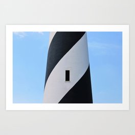 Swirl Lighthouse Art Print