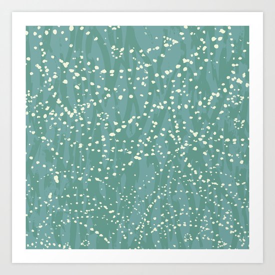 Ebb & Flow: Drops Art Print