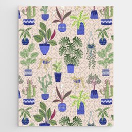 Houseplants Succulents and Cacti Jigsaw Puzzle