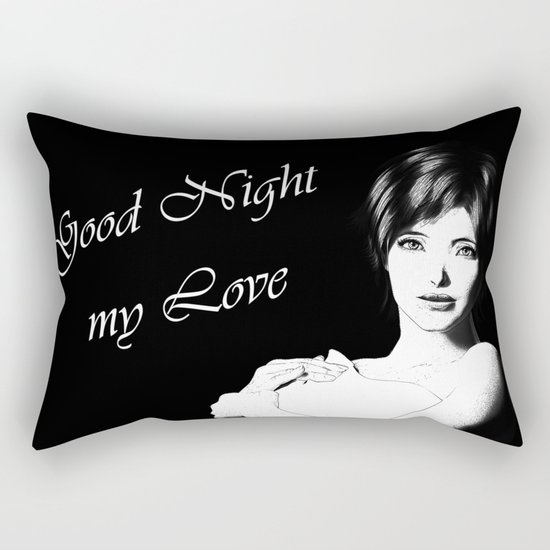 Good Night Love Rectangular Pillow