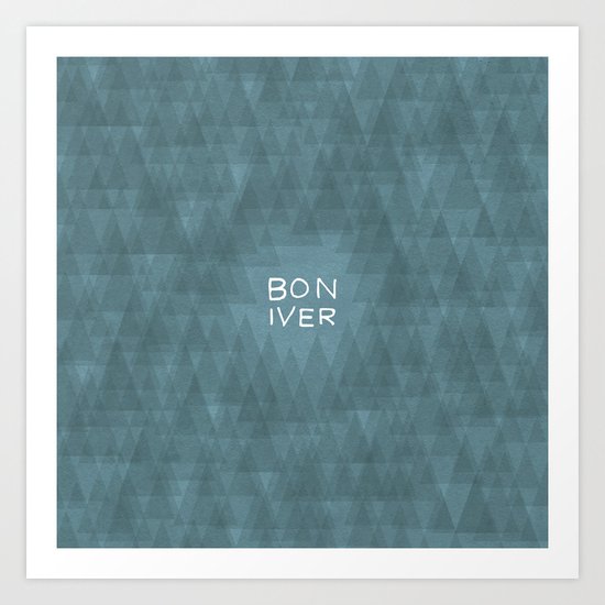 BON IVER Art Print