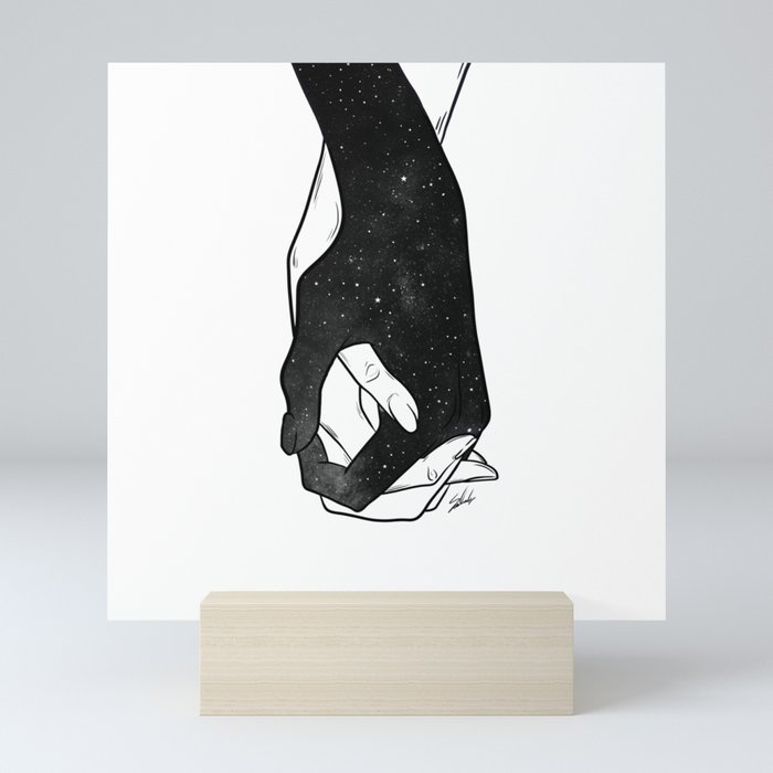 The love will stay. Mini Art Print