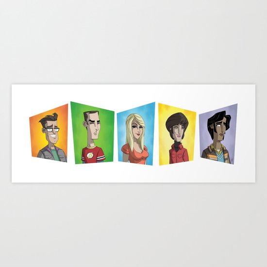 The Big Bang Theory Art Print