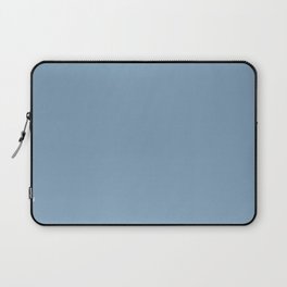 Glacier Lake blue pastel solid color modern abstract pattern  Laptop Sleeve