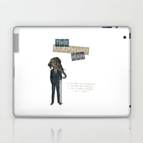 The elephant man Laptop & iPad Skin
