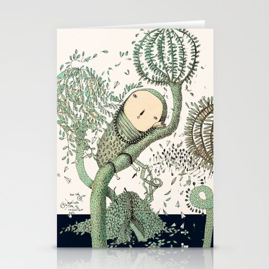 My Green Memory Stationery Cards