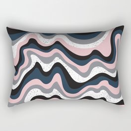 Dream Pink Abstract Rectangular Pillow