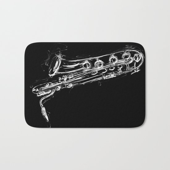 Baritone Saxophone Bath Mat