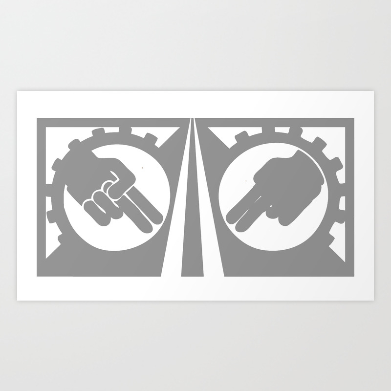 Street Motorcycles Drive Safe Symbol Art Print By Sofiayoushi Society6