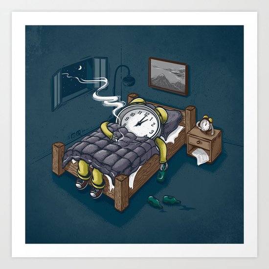 Sleep Modus Art Print