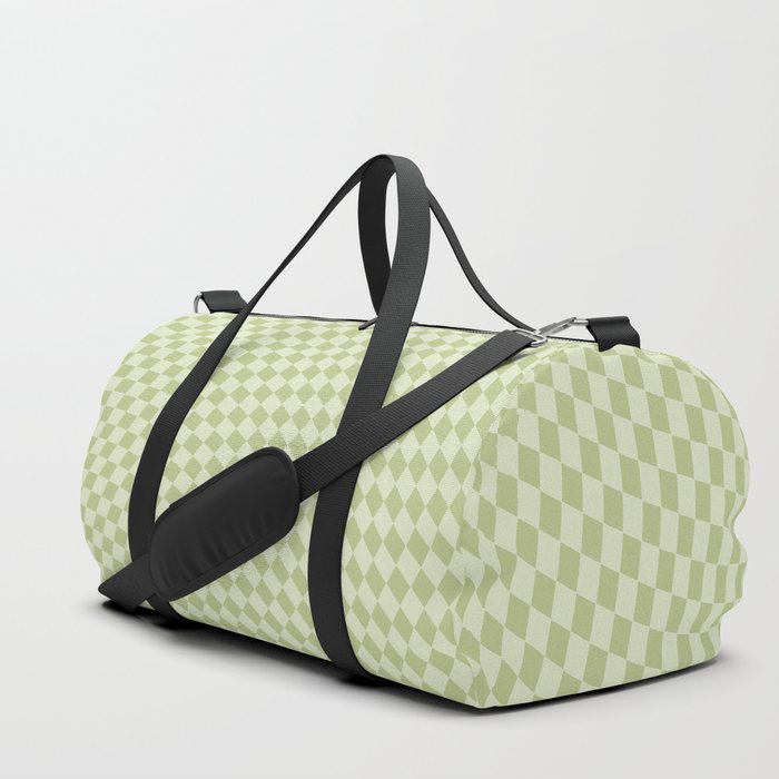 Trippy Swirl // Green Duffle Bag