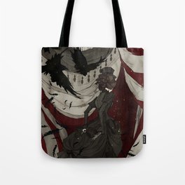 The Night Circus Tote Bag | Gothic, Retro, Digital, Vintage, Carnival, Illustration, Nightcircus, Painting, Circus, Victorian 