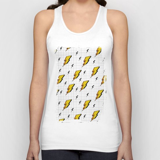 Pop art for streak of lightning Unisex Tank Top