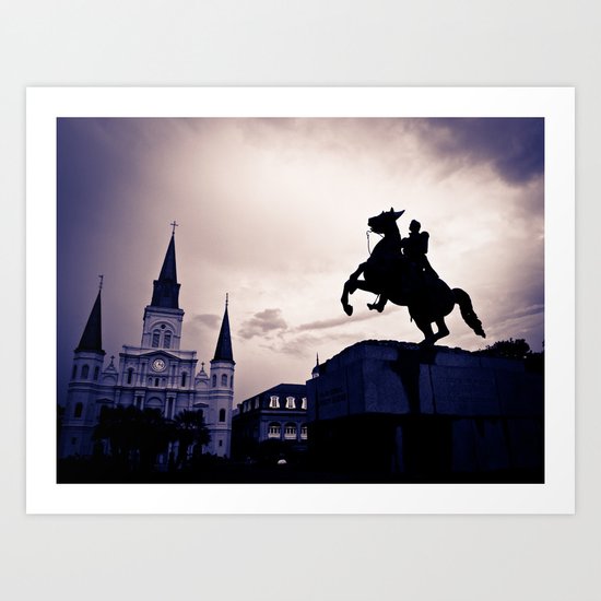 The rising south... Art Print