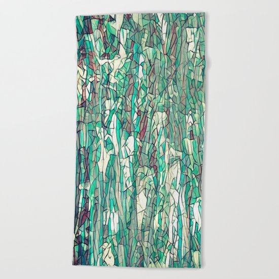 Abstract green Beach Towel