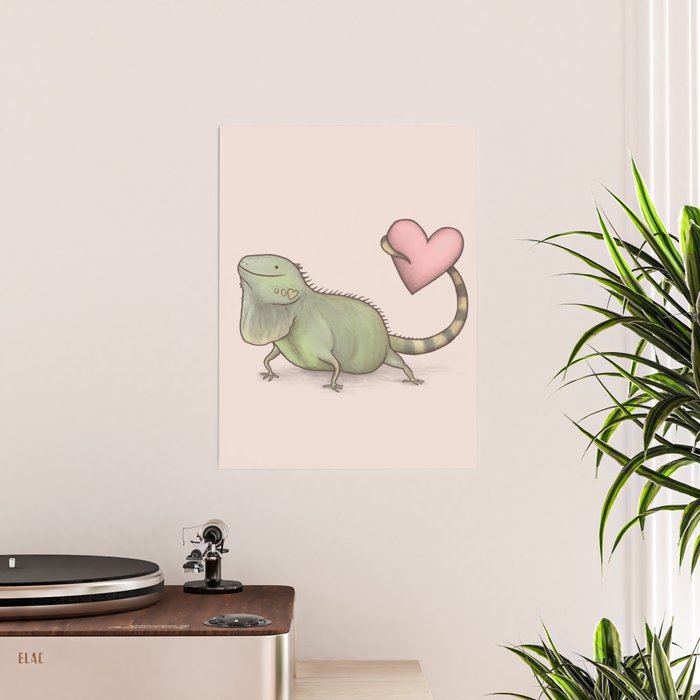 You by Love Society6 | Corrigan Poster Sophie Iguana