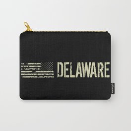 Black Flag: Delaware Carry-All Pouch | Reverse, Forces, Tactical, State, United, Weathered, Patriotic, States, Delaware, Police 