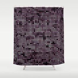 Red wine mosaic Shower Curtain