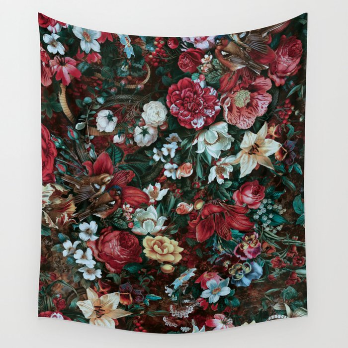 Surreal Garden Wall Tapestry