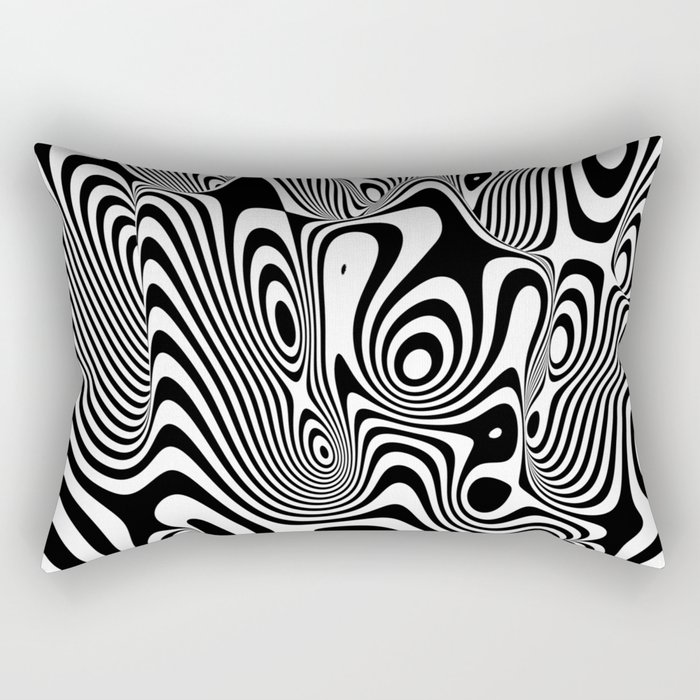 Trippy Background Rectangular Pillow