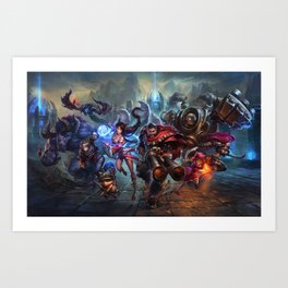 League Legends Art Prints Society6