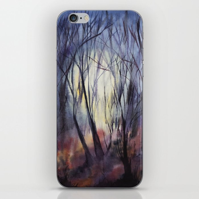 Watercolor Forest Collection_#1 iPhone Skin