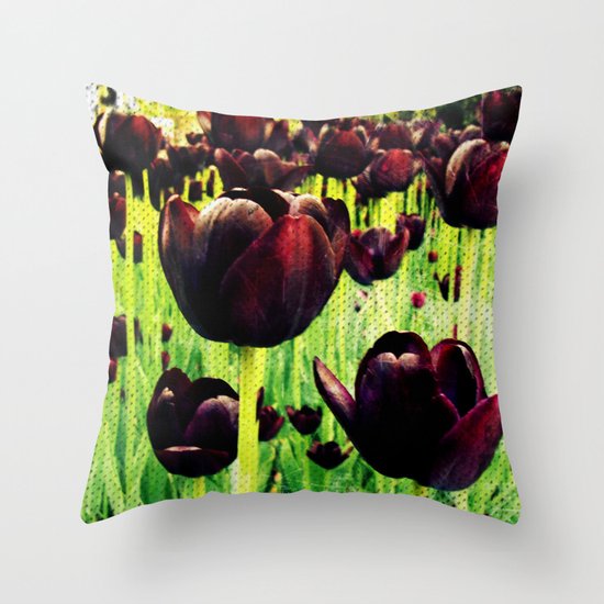 Tulips Throw Pillow