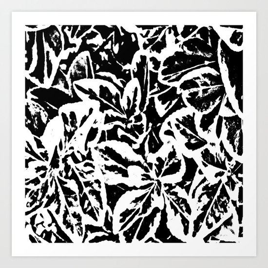 Leaf Me Alone Art Print