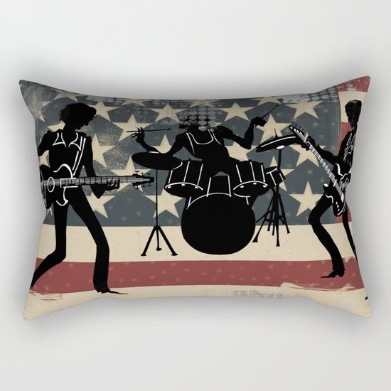Rock America Rectangular Pillow