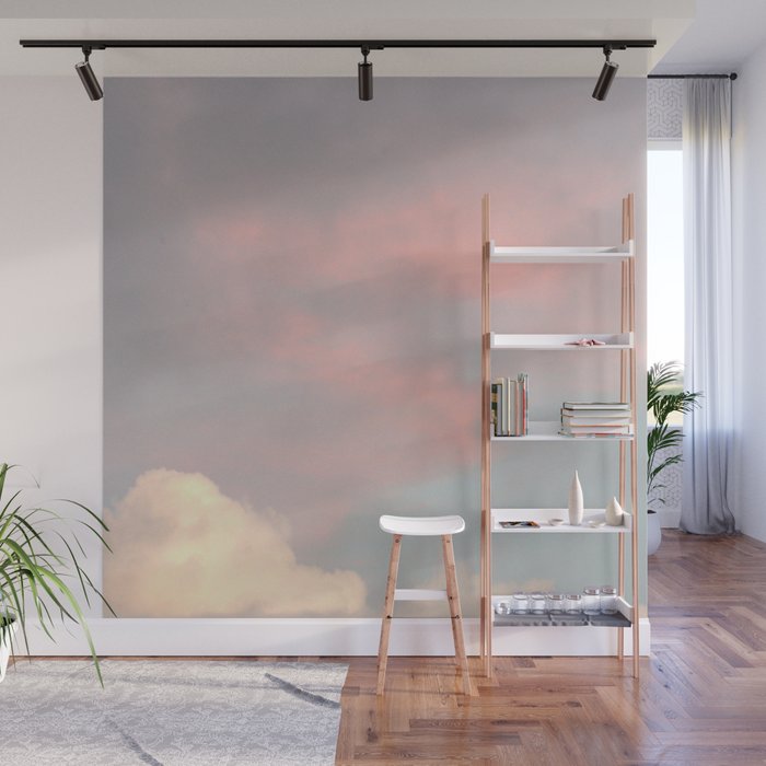 Sweet Candy Clouds Wall Mural