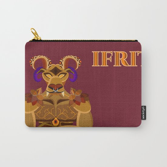 Ifrit half body vector fanart Carry-All Pouch