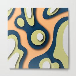 Geometric color mountain 11 Metal Print