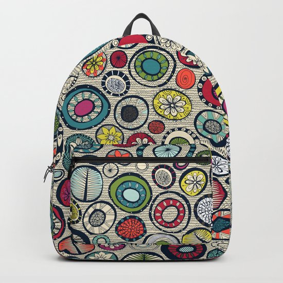 Honolulu hoops chevron cream Backpack