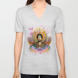 Praise Lorde: Art Godis Audre Lorde V Neck T Shirt