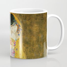 Gustav Klimt The Kiss Kaffeebecher | Artnouveau, Vintage, Love, Gold, Painting, Pattern, Klimtthekiss, Gustavklimt, Jugendstil, Iconic 