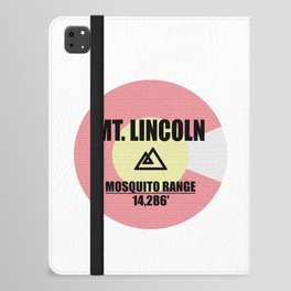 Mt. Lincoln Colorado iPad Folio Case