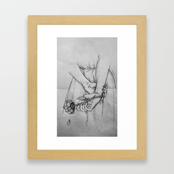 I Never Had Much of a Green Thumb When It Came to Love Framed Art Print