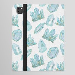 Crystals - Turquoise iPad Folio Case
