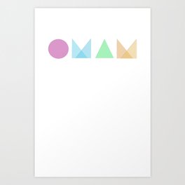 Of Monsters and Men (Colour) Art Print