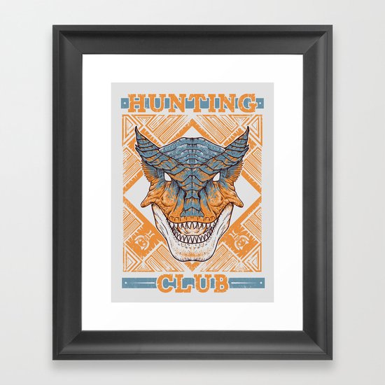 Hunting Club: Tigrex Framed Art Print