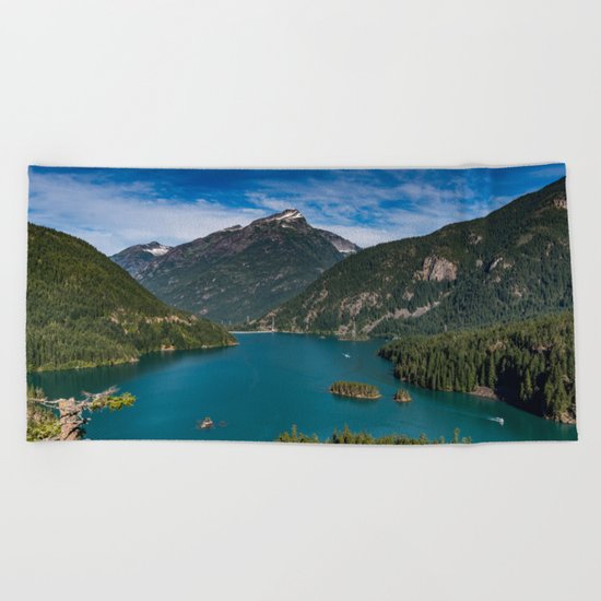 Lake Diablo Beach Towel