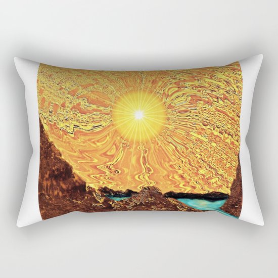 New Day, Same Sun Rectangular Pillow